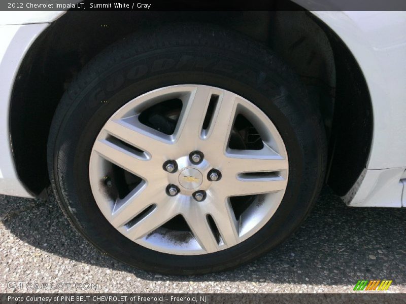 Summit White / Gray 2012 Chevrolet Impala LT