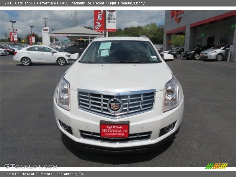 Platinum Ice Tricoat / Light Titanium/Ebony 2013 Cadillac SRX Performance FWD