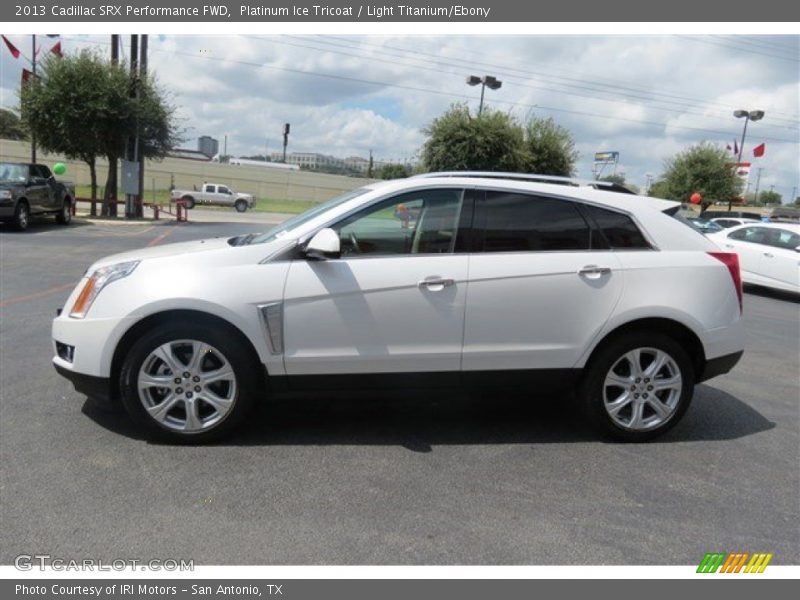 Platinum Ice Tricoat / Light Titanium/Ebony 2013 Cadillac SRX Performance FWD