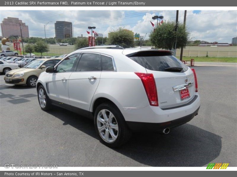 Platinum Ice Tricoat / Light Titanium/Ebony 2013 Cadillac SRX Performance FWD
