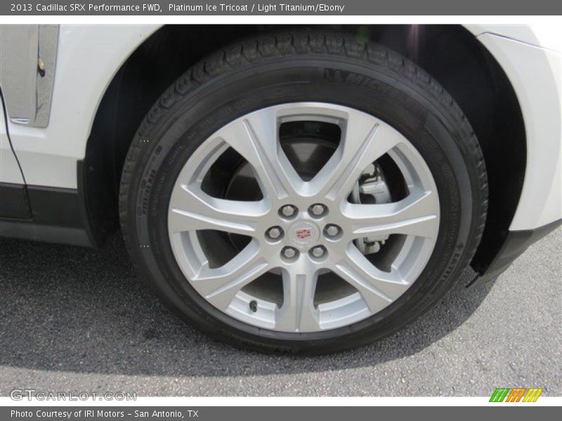 Platinum Ice Tricoat / Light Titanium/Ebony 2013 Cadillac SRX Performance FWD