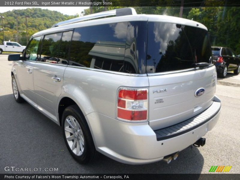 Ingot Silver Metallic / Medium Light Stone 2012 Ford Flex SEL
