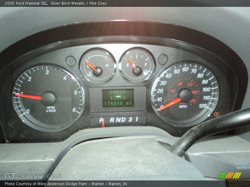 Silver Birch Metallic / Flint Grey 2005 Ford Freestar SEL
