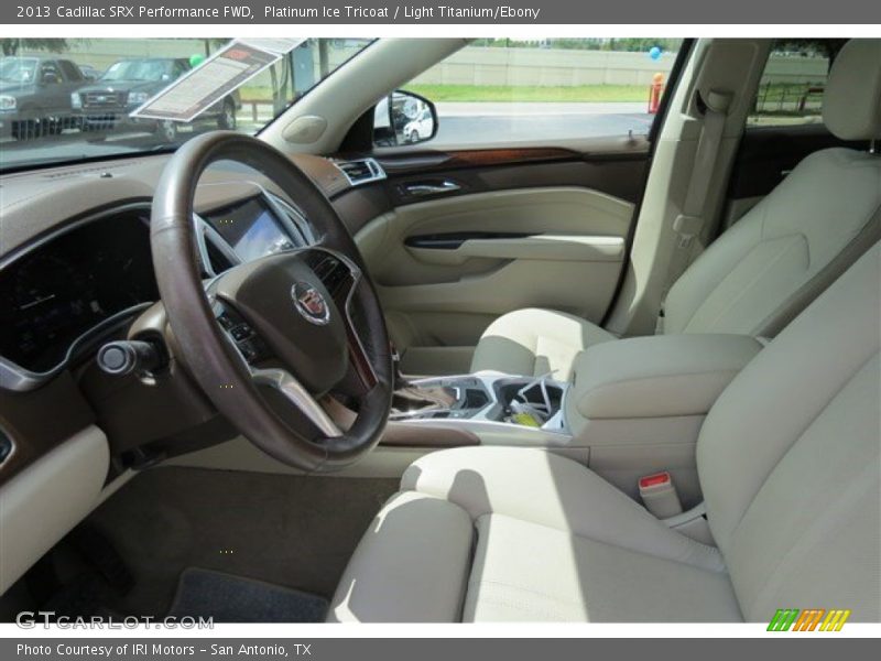 Platinum Ice Tricoat / Light Titanium/Ebony 2013 Cadillac SRX Performance FWD
