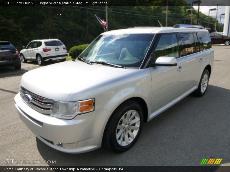 Ingot Silver Metallic / Medium Light Stone 2012 Ford Flex SEL