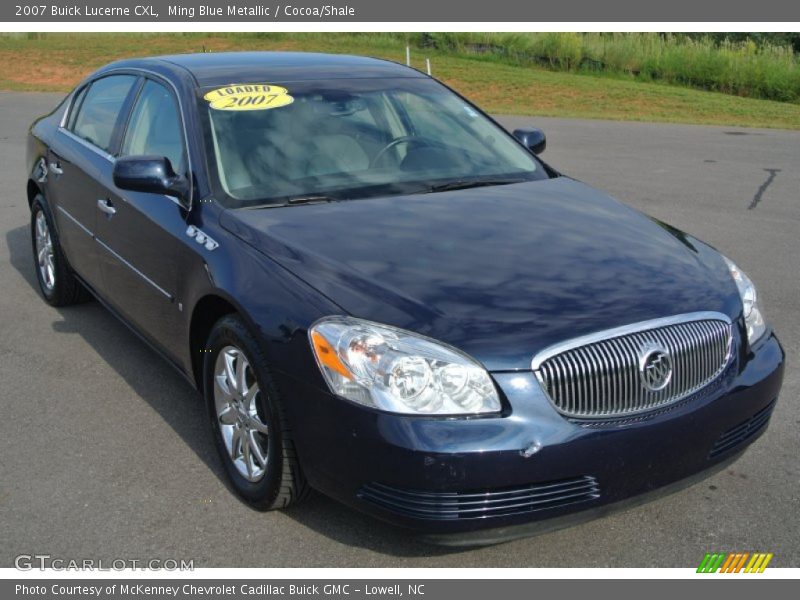 Ming Blue Metallic / Cocoa/Shale 2007 Buick Lucerne CXL