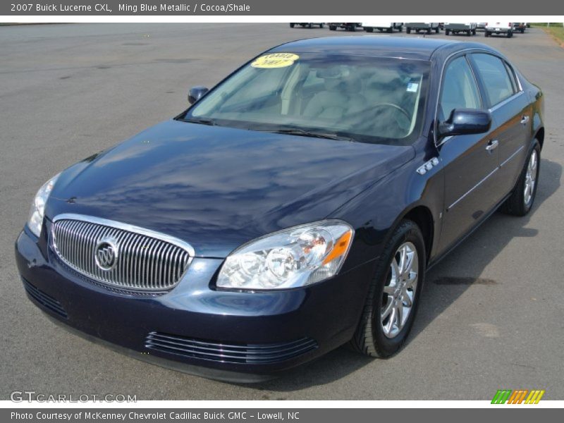 Ming Blue Metallic / Cocoa/Shale 2007 Buick Lucerne CXL
