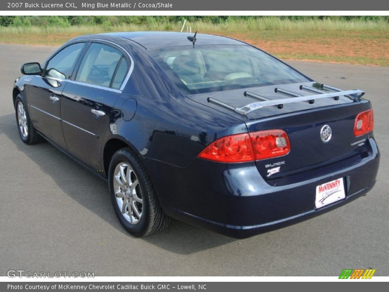 Ming Blue Metallic / Cocoa/Shale 2007 Buick Lucerne CXL