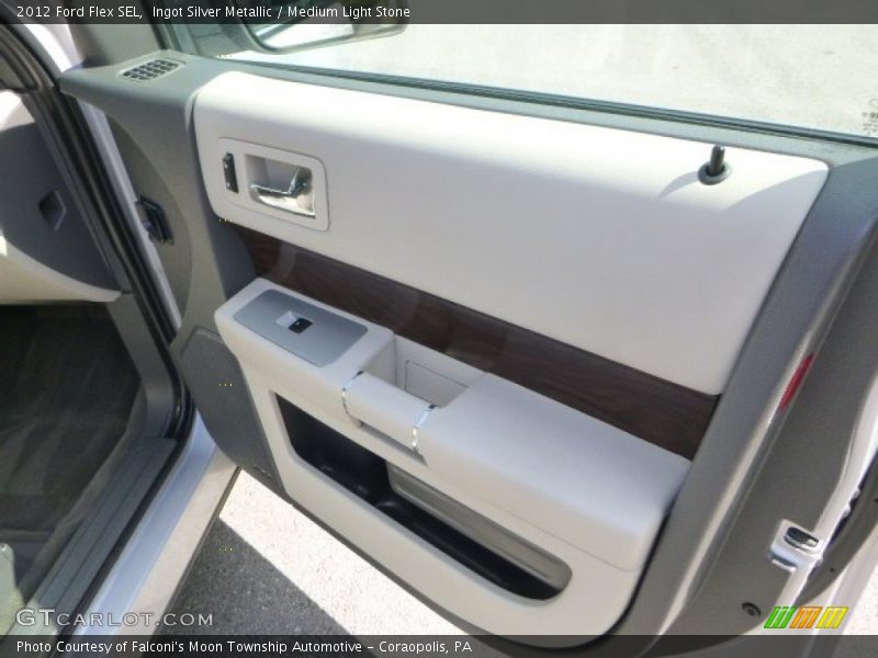 Ingot Silver Metallic / Medium Light Stone 2012 Ford Flex SEL