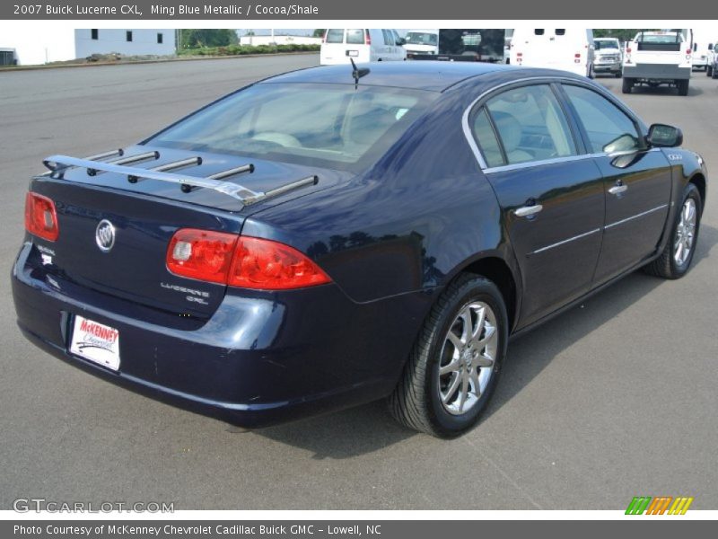 Ming Blue Metallic / Cocoa/Shale 2007 Buick Lucerne CXL