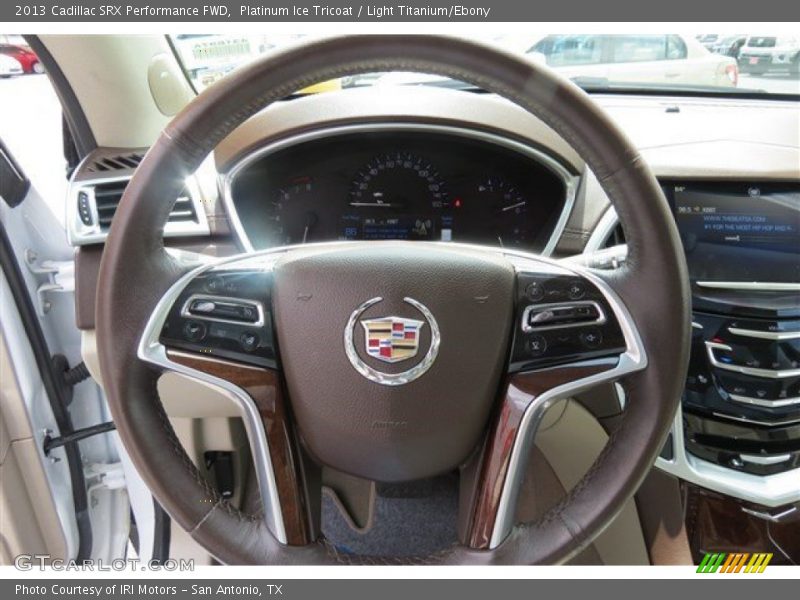 Platinum Ice Tricoat / Light Titanium/Ebony 2013 Cadillac SRX Performance FWD