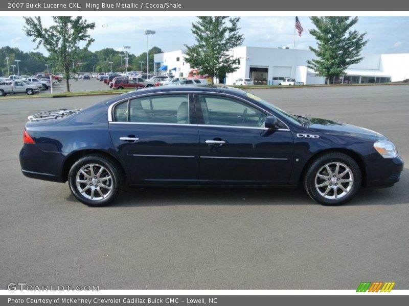 Ming Blue Metallic / Cocoa/Shale 2007 Buick Lucerne CXL