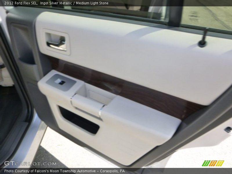 Ingot Silver Metallic / Medium Light Stone 2012 Ford Flex SEL