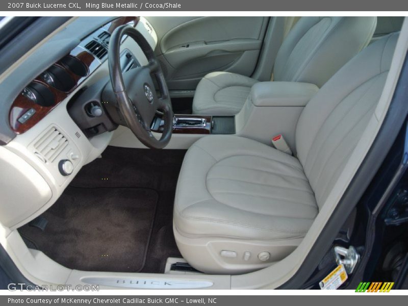 Ming Blue Metallic / Cocoa/Shale 2007 Buick Lucerne CXL