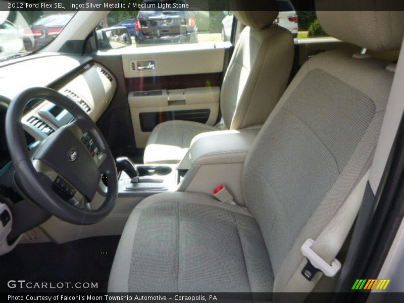 Ingot Silver Metallic / Medium Light Stone 2012 Ford Flex SEL