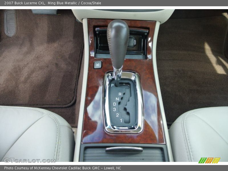 Ming Blue Metallic / Cocoa/Shale 2007 Buick Lucerne CXL