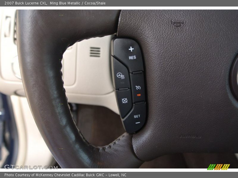 Ming Blue Metallic / Cocoa/Shale 2007 Buick Lucerne CXL