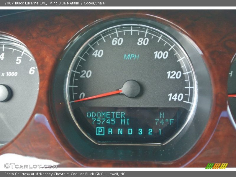Ming Blue Metallic / Cocoa/Shale 2007 Buick Lucerne CXL