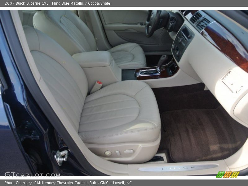 Ming Blue Metallic / Cocoa/Shale 2007 Buick Lucerne CXL