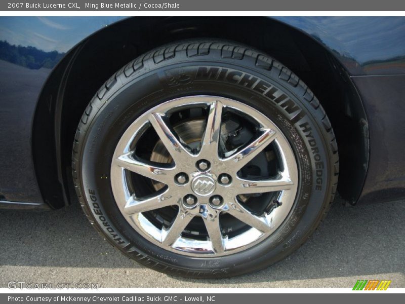 Ming Blue Metallic / Cocoa/Shale 2007 Buick Lucerne CXL