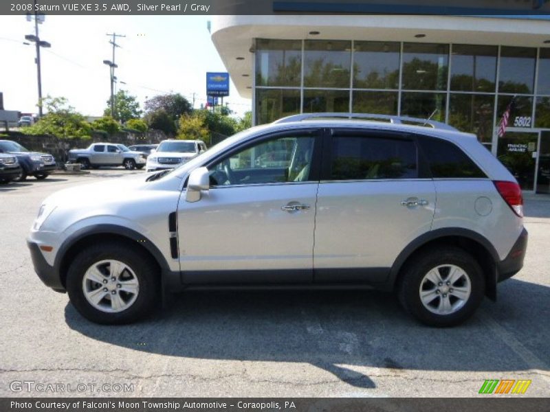 Silver Pearl / Gray 2008 Saturn VUE XE 3.5 AWD
