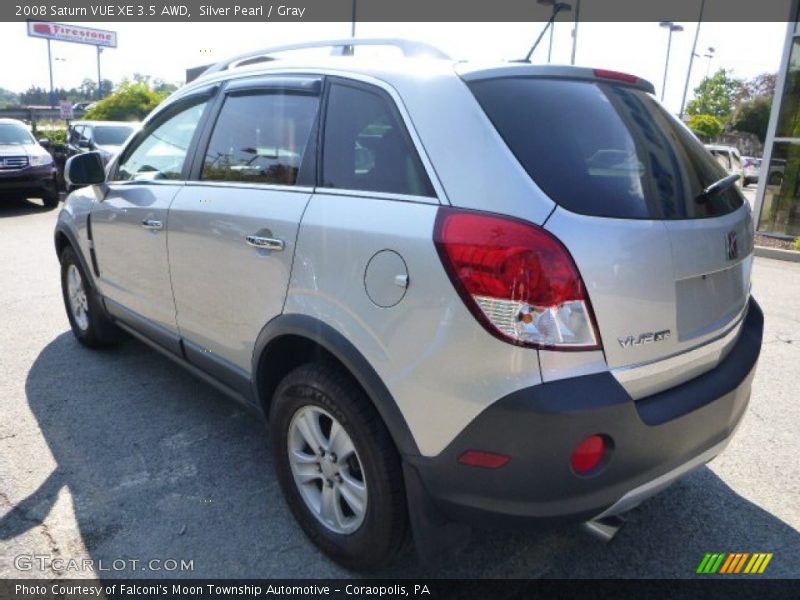 Silver Pearl / Gray 2008 Saturn VUE XE 3.5 AWD