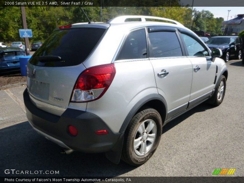 Silver Pearl / Gray 2008 Saturn VUE XE 3.5 AWD
