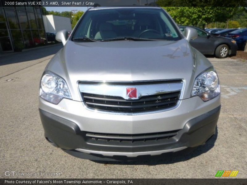 Silver Pearl / Gray 2008 Saturn VUE XE 3.5 AWD