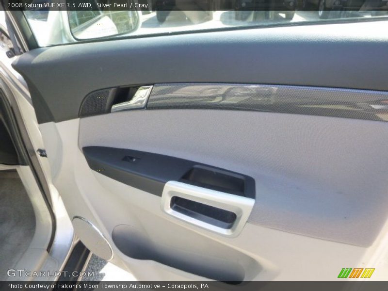 Silver Pearl / Gray 2008 Saturn VUE XE 3.5 AWD