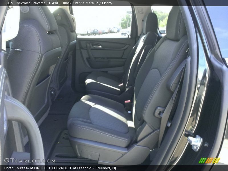 Black Granite Metallic / Ebony 2015 Chevrolet Traverse LT AWD