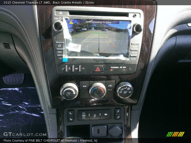 Black Granite Metallic / Ebony 2015 Chevrolet Traverse LT AWD