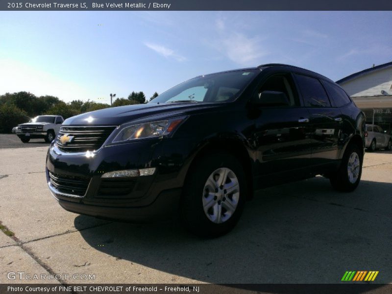 Blue Velvet Metallic / Ebony 2015 Chevrolet Traverse LS