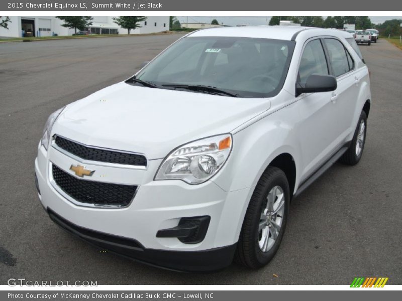 Summit White / Jet Black 2015 Chevrolet Equinox LS