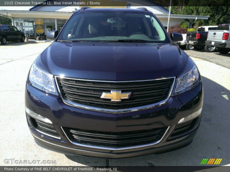 Blue Velvet Metallic / Ebony 2015 Chevrolet Traverse LS