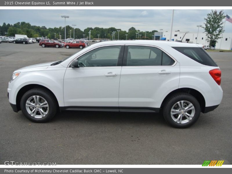 Summit White / Jet Black 2015 Chevrolet Equinox LS