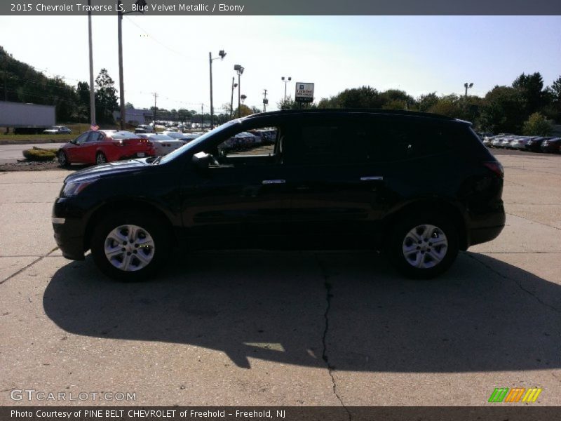 Blue Velvet Metallic / Ebony 2015 Chevrolet Traverse LS