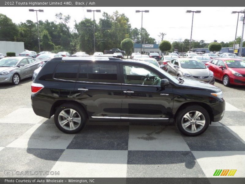 Black / Ash 2012 Toyota Highlander Limited 4WD