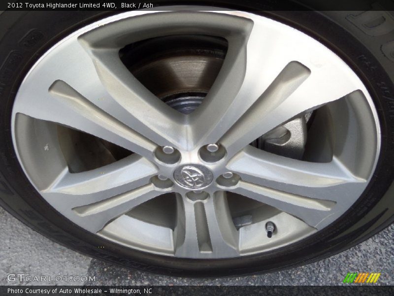 Black / Ash 2012 Toyota Highlander Limited 4WD