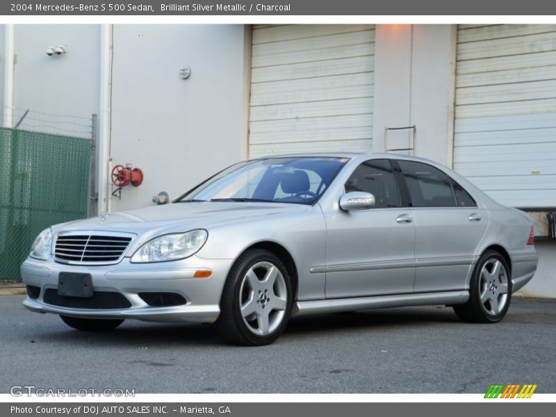 Brilliant Silver Metallic / Charcoal 2004 Mercedes-Benz S 500 Sedan