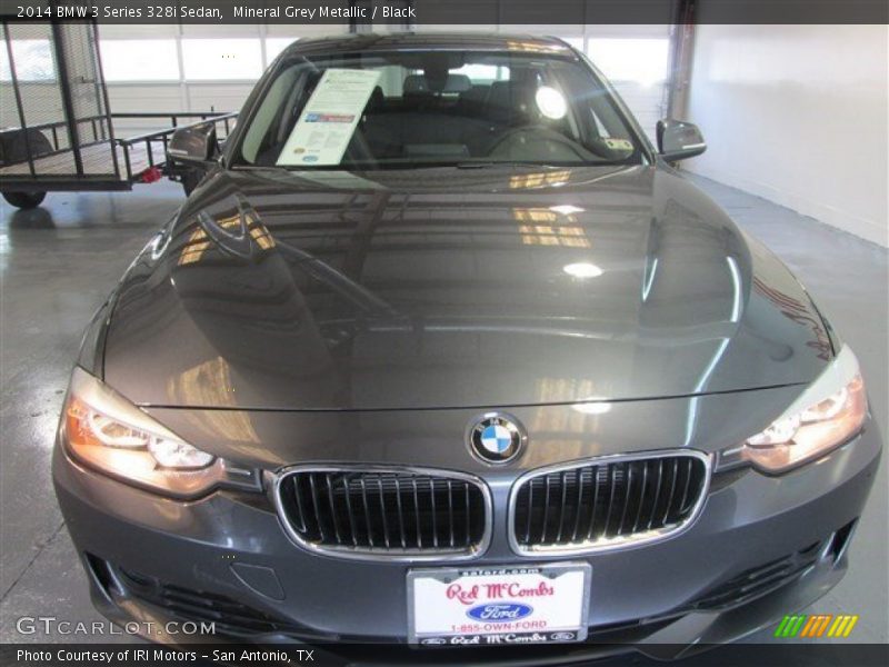 Mineral Grey Metallic / Black 2014 BMW 3 Series 328i Sedan