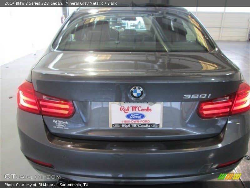 Mineral Grey Metallic / Black 2014 BMW 3 Series 328i Sedan