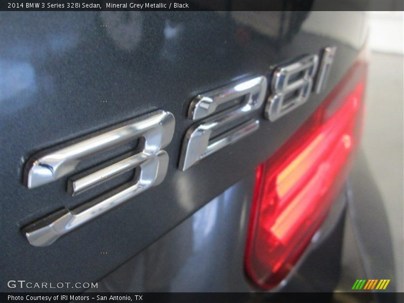 Mineral Grey Metallic / Black 2014 BMW 3 Series 328i Sedan