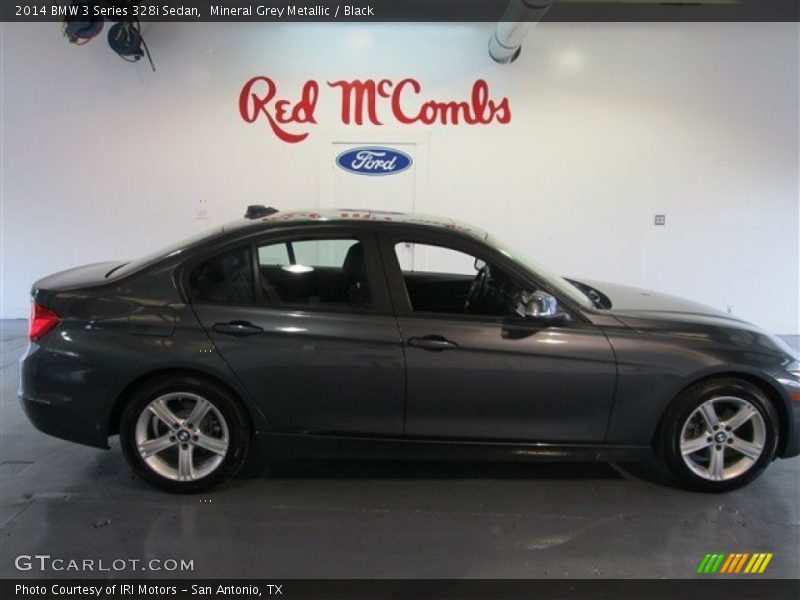 Mineral Grey Metallic / Black 2014 BMW 3 Series 328i Sedan