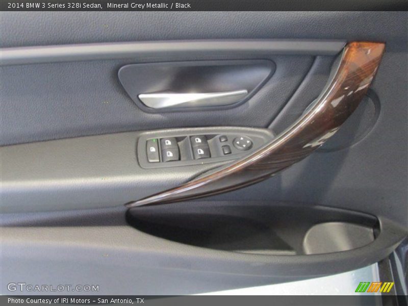 Mineral Grey Metallic / Black 2014 BMW 3 Series 328i Sedan