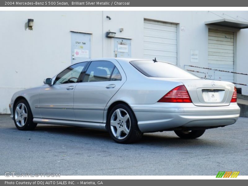 Brilliant Silver Metallic / Charcoal 2004 Mercedes-Benz S 500 Sedan