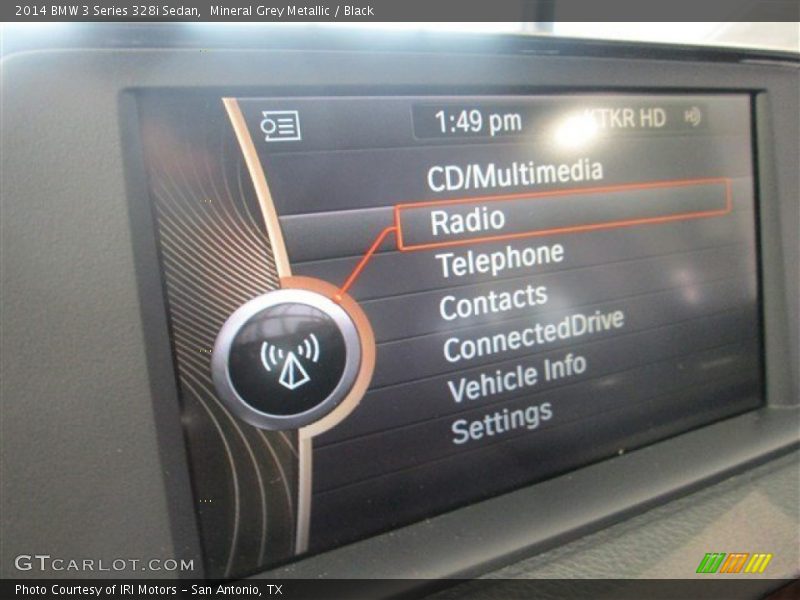 Mineral Grey Metallic / Black 2014 BMW 3 Series 328i Sedan