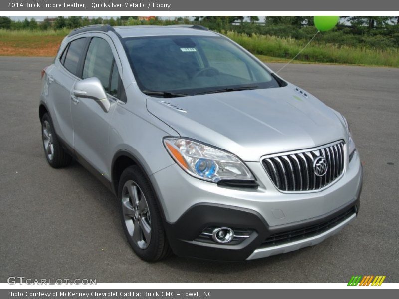 Quicksilver Metallic / Ebony 2014 Buick Encore Leather