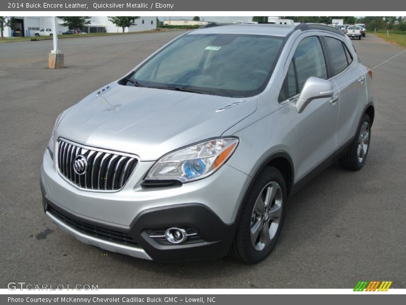 Quicksilver Metallic / Ebony 2014 Buick Encore Leather