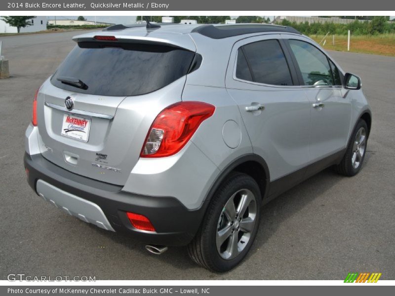 Quicksilver Metallic / Ebony 2014 Buick Encore Leather
