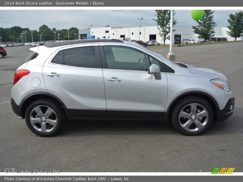 Quicksilver Metallic / Ebony 2014 Buick Encore Leather